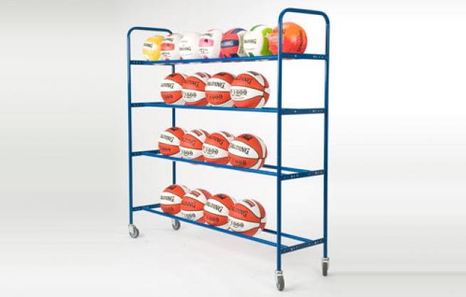 BALL RACK WITH WHEELS
