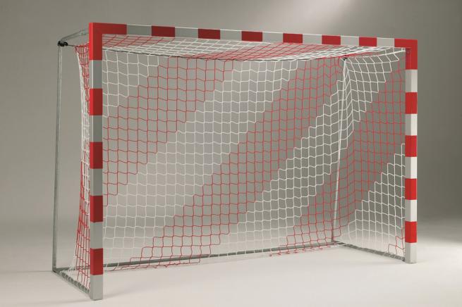 TOURNAMENT GOAL NET /TWO COLOURS/ - 3,00X2,00 M, PP 4,0MM, 80/100 (1)