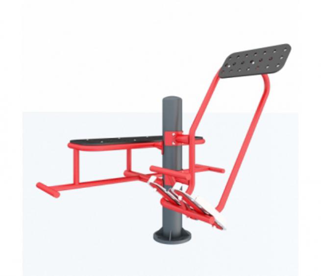 Straight bench/Back extension
