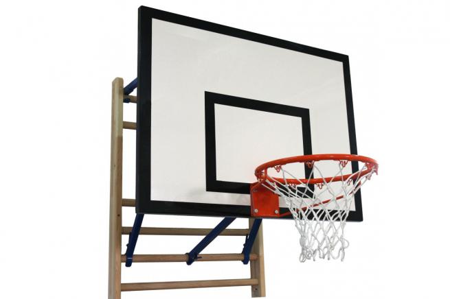 Tablica do koszykówki  z wysięgnikiem na drabinkę 90x120 cm