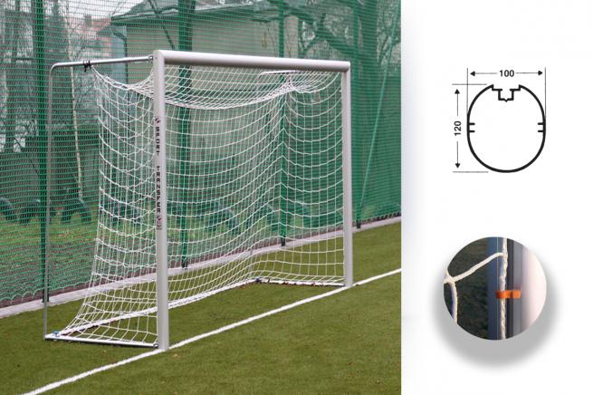 Bramki do piłki nożnej MŁODZIEŻOWE - tulejowane /3,00 x 2,00 m/ (3)