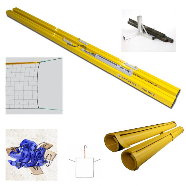 STANDARD BEACH VOLLEYBALL SET ALUMINIUM