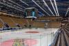 Barrier netting for ice rinks